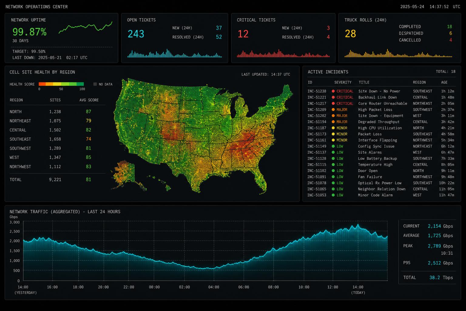 Portfolio Intelligence — mission application preview