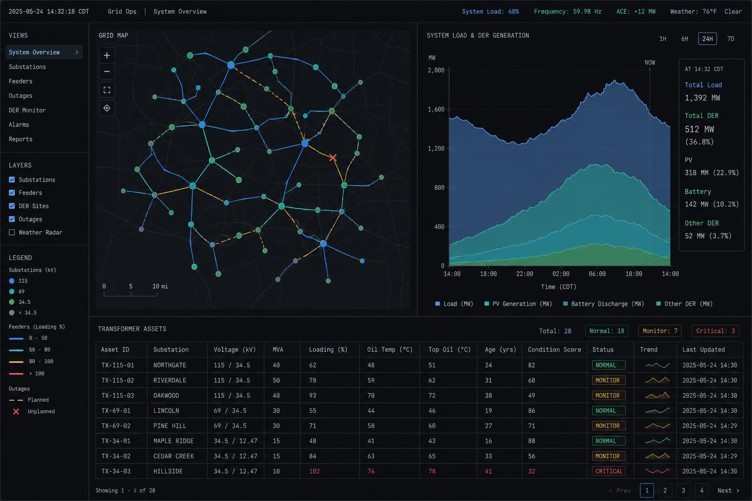 OT Risk & Resilience Center — mission application preview
